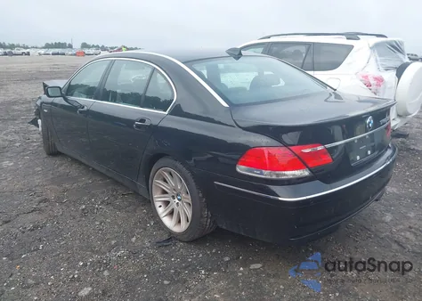 2007 BMW 750Li z USA, uszkodzony, nr VIN WBAHN83517DT71095